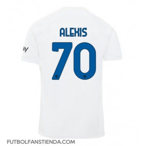Inter Milan Alexis Sanchez #70 Segunda Equipación 2023-24 Manga Corta